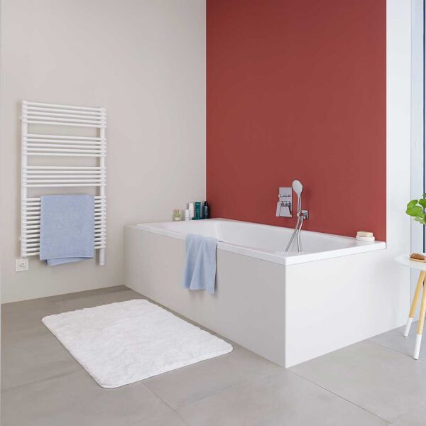 Badheizk&ouml;rper Alterna pali Schwarz matt Heizpatrone links image number 1